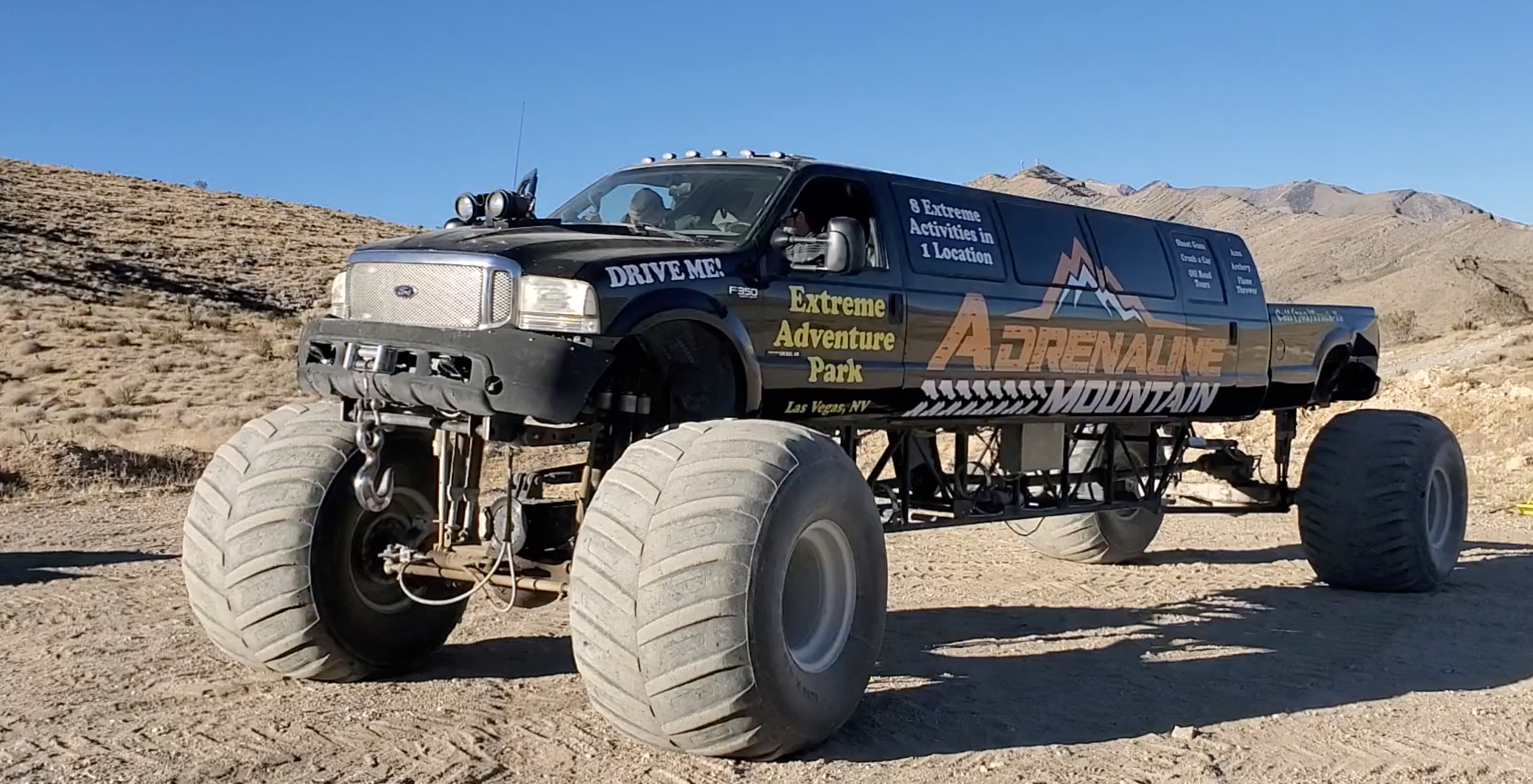 Drive a Monster Truck and Shooting Package