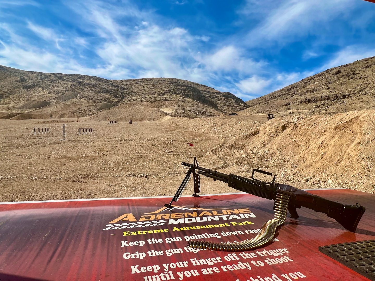Shoot the M249 Squad Automatic Weapon in Las Vegas